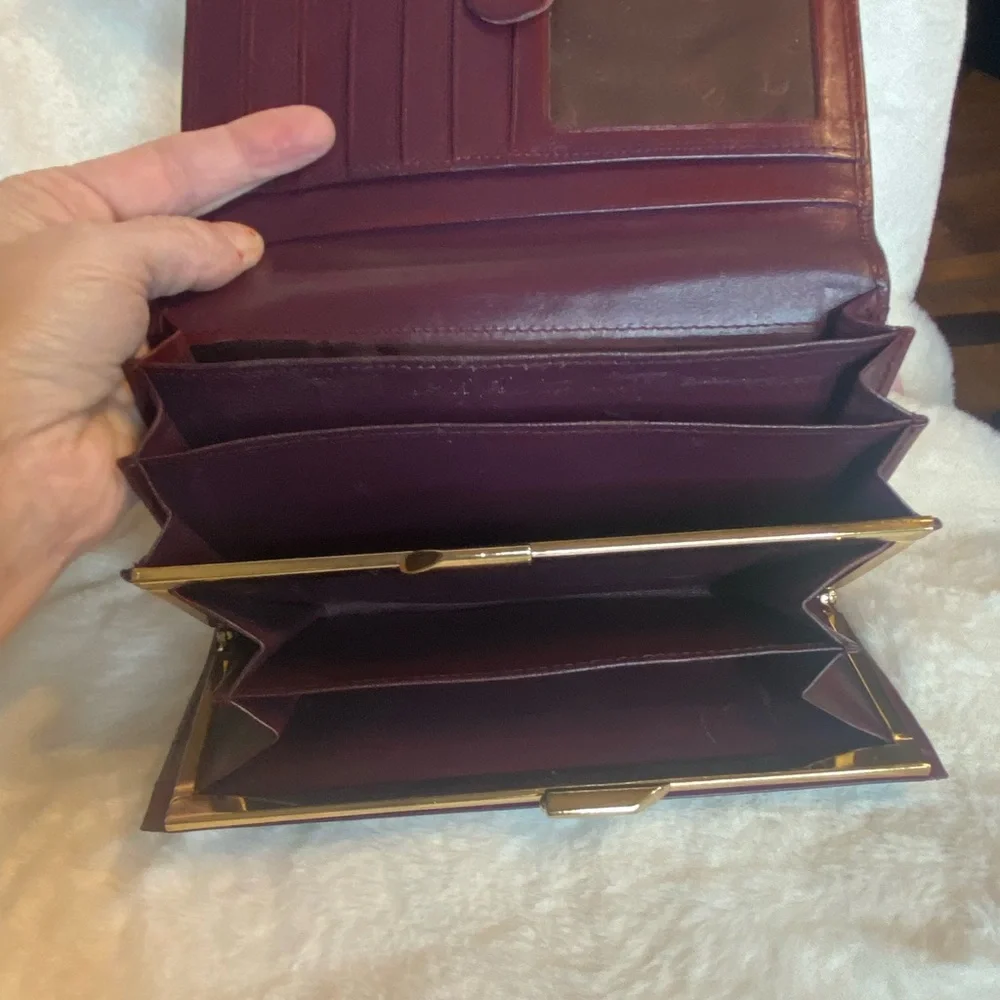 Dior kisslock long wallet